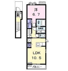 ラフレシールIIの物件間取画像